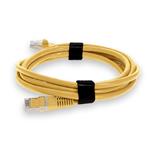 Picture of 10ft Yellow CAT 7 Shielded (S/FTP) PVC Ethernet Cable Snagless Bubble Boot RJ-45 M/M