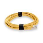 Picture of 10ft Yellow CAT 7 Shielded (S/FTP) PVC Ethernet Cable Snagless Bubble Boot RJ-45 M/M