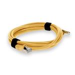 Picture of 10ft Yellow CAT 7 Shielded (S/FTP) PVC Ethernet Cable Snagless Bubble Boot RJ-45 M/M