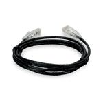 Picture of 10ft RJ-45 (Male) to RJ-45 (Male) Cat6 Straight Black Slim UTP Copper PVC Patch Cable