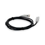 Picture of 10ft RJ-45 (Male) to RJ-45 (Male) Cat6 Straight Black Slim UTP Copper PVC Patch Cable