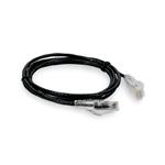 Picture of 10ft RJ-45 (Male) to RJ-45 (Male) Cat6 Straight Black Slim UTP Copper PVC Patch Cable