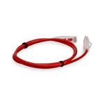 Picture of 10ft Red CAT 6 Slim PVC Ethernet Cable Snagless Clear-Claw RJ-45 M/M