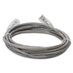 Picture of 10ft Gray CAT 6A Slim PVC Ethernet Cable Snagless Clear-Claw RJ-45 M/M