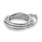 Picture of 11ft White CAT 6 PVC Ethernet Cable Snagless Easy Boot RJ-45 M/M