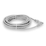 Picture of 11ft White CAT 6 PVC Ethernet Cable Snagless Easy Boot RJ-45 M/M