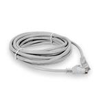 Picture of 11ft White CAT 6 PVC Ethernet Cable Snagless Easy Boot RJ-45 M/M