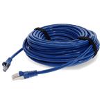 Picture of 11ft Blue CAT 7 Shielded (S/FTP) PVC Ethernet Cable Snagless Bubble Boot RJ-45 M/M
