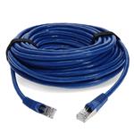 Picture of 11ft Blue CAT 7 Shielded (S/FTP) PVC Ethernet Cable Snagless Bubble Boot RJ-45 M/M