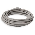Picture of 12ft Gray CAT 6A PVC Ethernet Cable Snagless Bubble Boot RJ-45 M/M