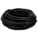 Picture of 12ft Black CAT 6 PVC Ethernet Cable Non-Booted RJ-45 M/M