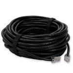 Picture of 12ft Black CAT 6 PVC Ethernet Cable Non-Booted RJ-45 M/M