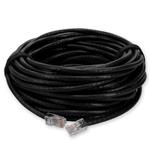 Picture of 12ft Black CAT 6 PVC Ethernet Cable Non-Booted RJ-45 M/M
