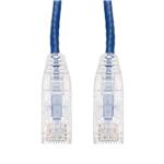 Picture of 12ft Blue CAT 6 Slim PVC Ethernet Cable Snagless Clear-Claw RJ-45 M/M