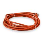 Picture of 100-Pack of 14ft Orange CAT 5E PVC Ethernet Cables Snagless Easy Clear Boot TAA RJ-45 M/M