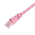 Picture of 14ft RJ-45 (Male) to RJ-45 (Male) Cat5e Straight Pink UTP Copper PVC Patch Cable
