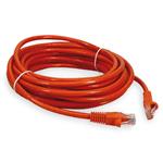 Picture of 14ft Orange CAT 6 PVC Ethernet Cable Snagless Bubble Boot RJ-45 M/M