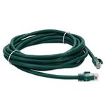 Picture of 14ft Green CAT 6A PVC Ethernet Cable Snagless Bubble Boot RJ-45 M/M