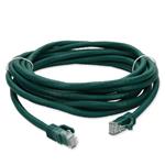 Picture of 14ft Green CAT 6A PVC Ethernet Cable Snagless Bubble Boot RJ-45 M/M