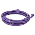 Picture of 14ft Purple CAT 6 Shielded PVC Ethernet Cable Snagless Easy Clear Boot RJ-45 M/M