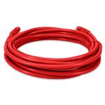 Picture of 14ft Red CAT 6 Shielded PVC Ethernet Cable Snagless Easy Clear Boot RJ-45 M/M
