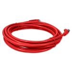 Picture of 14ft Red CAT 6 Shielded PVC Ethernet Cable Snagless Easy Clear Boot RJ-45 M/M