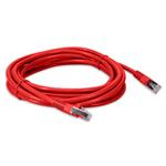 Picture of 14ft Red CAT 6 Shielded PVC Ethernet Cable Snagless Easy Clear Boot RJ-45 M/M