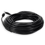 Picture of 14ft Black CAT 6 Shielded PVC Ethernet Cable Snagless Easy Clear Boot RJ-45 M/M