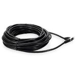 Picture of 14ft Black CAT 6 Shielded PVC Ethernet Cable Snagless Easy Clear Boot RJ-45 M/M