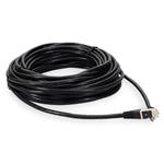 Picture of 14ft Black CAT 6 Shielded PVC Ethernet Cable Snagless Easy Clear Boot RJ-45 M/M