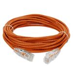 Picture of 14ft Orange CAT 6 Slim PVC Ethernet Cable Snagless Clear-Claw RJ-45 M/M