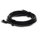 Picture of 15ft Black CAT 5E PVC Ethernet Cable Snagless Bubble Boot RJ-45 M/M
