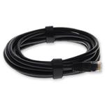 Picture of 15ft Black CAT 5E PVC Ethernet Cable Snagless Bubble Boot RJ-45 M/M