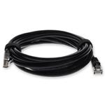 Picture of 15ft Black CAT 5E PVC Ethernet Cable Snagless Bubble Boot RJ-45 M/M