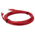 Picture of 15ft Red CAT 5E PVC Ethernet Cable Snagless Bubble Boot RJ-45 M/M