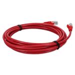 Picture of 15ft Red CAT 5E PVC Ethernet Cable Snagless Bubble Boot RJ-45 M/M