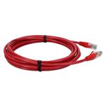 Picture of 15ft Red CAT 5E PVC Ethernet Cable Snagless Bubble Boot RJ-45 M/M