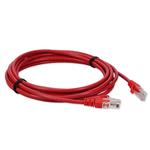 Picture of 15ft Red CAT 5E PVC Ethernet Cable Snagless Bubble Boot RJ-45 M/M