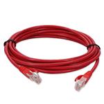 Picture of 15ft Red CAT 5E PVC Ethernet Cable Snagless Bubble Boot RJ-45 M/M