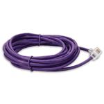 Picture of 15ft Purple CAT 5E PVC Ethernet Cable Non-Booted RJ-45 M/M