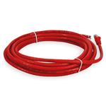 Picture of 15ft Red CAT 6 PVC Ethernet Cable Snagless Bubble Boot RJ-45 M/M