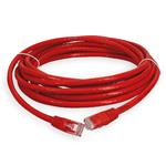 Picture of 15ft Red CAT 6 PVC Ethernet Cable Snagless Bubble Boot RJ-45 M/M