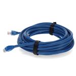 Picture of 25-Pieces of 15ft Blue CAT 6A PVC Ethernet Cables Snagless Bubble Boot RJ-45 M/M