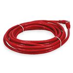 Picture of 15ft Red CAT 6A PVC Ethernet Cable Snagless Bubble Boot RJ-45 M/M