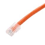 Picture of 15ft Orange CAT 6A PVC Ethernet Cable Non-Booted RJ-45 M/M