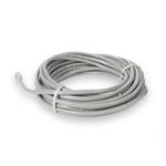 Picture of 15ft White CAT 6A Shielded PVC Ethernet Cable Snagless Easy Clear Boot RJ-45 M/M