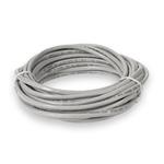Picture of 15ft White CAT 6A Shielded PVC Ethernet Cable Snagless Easy Clear Boot RJ-45 M/M