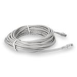 Picture of 15ft White CAT 6A Shielded PVC Ethernet Cable Snagless Easy Clear Boot RJ-45 M/M