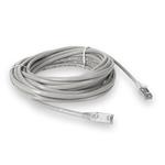 Picture of 15ft White CAT 6A Shielded PVC Ethernet Cable Snagless Easy Clear Boot RJ-45 M/M