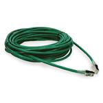 Picture of 15ft Green CAT 6 Shielded PVC Ethernet Cable Snagless Easy Clear Boot RJ-45 M/M